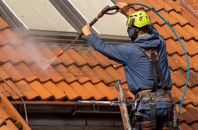 Démoussage et hydrofuge de toiture à Baguer-Morvan